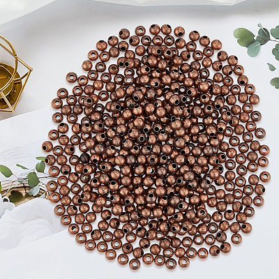 500Pcs Brass Beads FIND-PA0001-69R-1