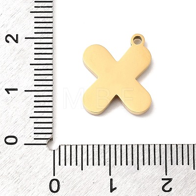 304 Stainless Steel Pendants STAS-K297-09X-G-1