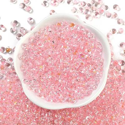 6/0 Spray Paint Glass Seed Beads SEED-H003-11D-1