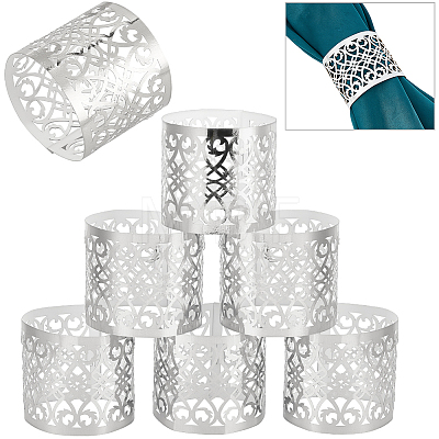 Metallic Paper Napkin Rings AJEW-WH0270-56A-1