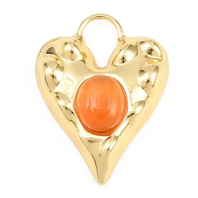 Dyed & Heated Natural Carnelian Pendants GG-G001-02G-07-1