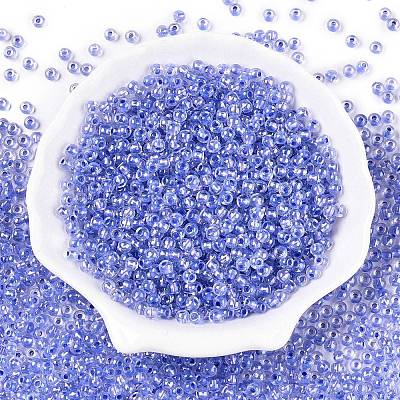 6/0 Transparent Inside Colours Glass Seed Round Beads X1-SEED-N006-004F-1