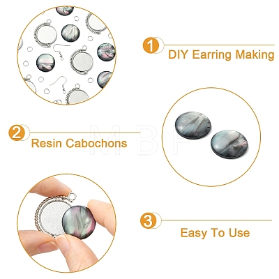 DIY Dangle Earring Making Kits FIND-YW0012-84-1