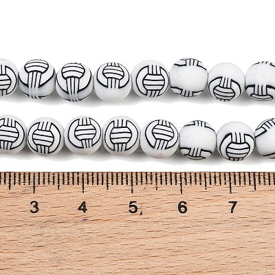 Handmade Polymer Clay Beads Strands PY-CBAEC33-01-1