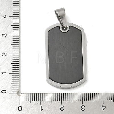 304 Stainless Steel Stamping Blank Tag Pendants STAS-G346-20EBP-1