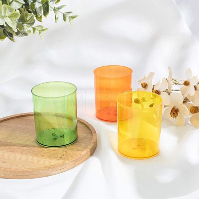 Ahandmaker Plastic Candle Cups AJEW-AM0001-01-1