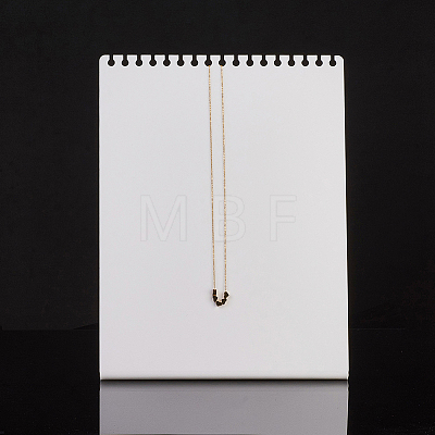 Acrylic Organic Glass Necklaces Displays NDIS-F002-1