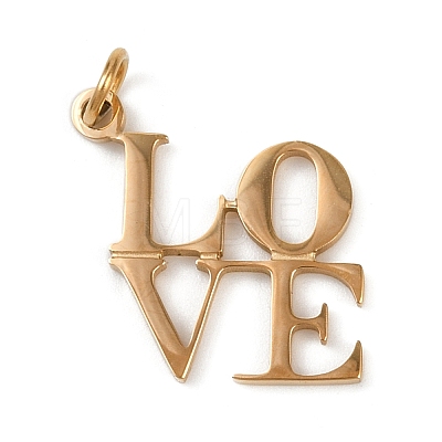 304 Stainless Steel Pendants STAS-K301-03A-G-1