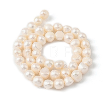 Natural Cultured Freshwater Pearl Beads Strands PEAR-P064-19J-04D-1