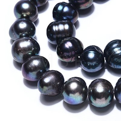 Natural Cultured Freshwater Pearl Beads Strands PEAR-S012-45-1