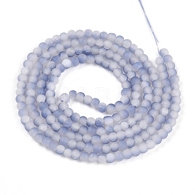 Crackle Glass Beads Strands GLAA-N009-4mm-07-1