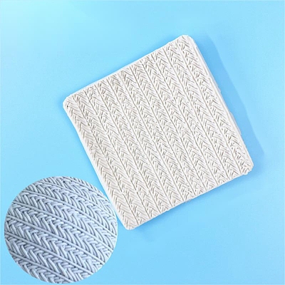 Sweater Texture Design Food Grade Silicone Molds DIY-K032-30-1