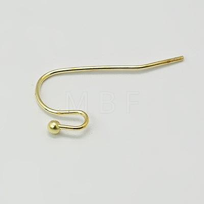 Brass Earring Hooks X-J0JQN-G-NF-1