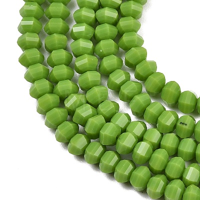 Opaque Glass Beads Strands GLAA-G125-01C-04-1