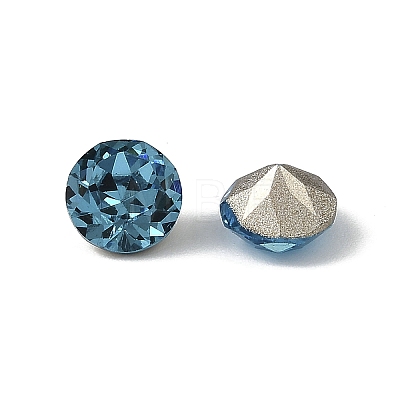 Glass Rhinestone Cabochons GLAA-A018-8mm-202-1
