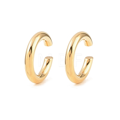 316 Surgical Stainless Cuff Earrings EJEW-C160-04G-1