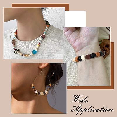 150Pcs 3 Styles Wood European Beads WOOD-CJ0002-73-1