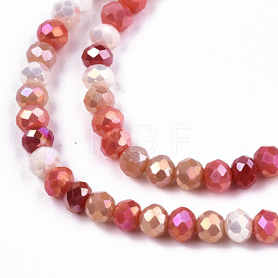 Opaque Glass Beads Strands GLAA-T006-12C-1