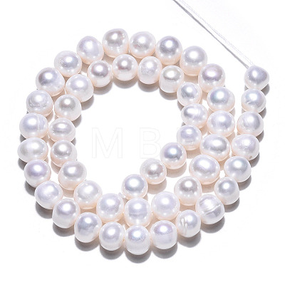 Natural Cultured Freshwater Pearl Beads Strands PEAR-N013-07J-1
