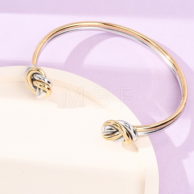 304 Stainless Steel Cuff Bangles for Women SA-CBA2192-07GP-1