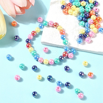 Opaque Acrylic Beads MACR-YW0003-50A-1