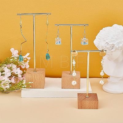 Iron Earring Display Stands EDIS-WH0007-05-1