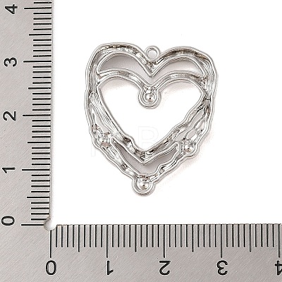 Alloy Rhinestone Pendants FIND-Z053-07G-1