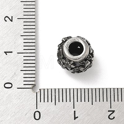 304 Stainless Steel European Beads STAS-H238-09I-AS-1