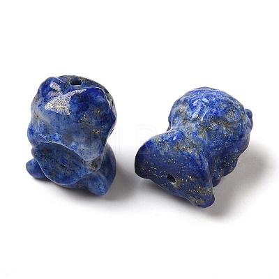 Natural Lapis Lazuli Carved Beads G-P550-10-1