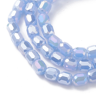 Imitation Jade Glass Beads Strands EGLA-K015-04B-1