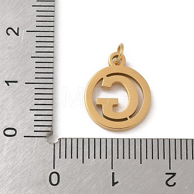304 Stainless Steel Charms
with Jump Ring LS-STAS-R001-02G-G-1