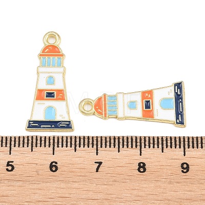 Alloy Enamel Pendants FIND-E057-01D-1