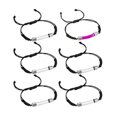 Waxed Polyester Cord Bracelets BJEW-PH01955-1