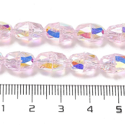 Electroplate Glass Beads Strands EGLA-D030-04A-1