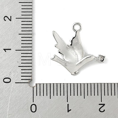 Brass Micro Pave Cubic Zirconia Pendants KK-M326-11P-1