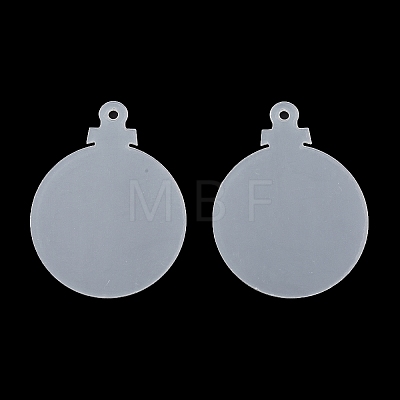 Transparent Acrylic Big Pendants MACR-XCP0001-25-1