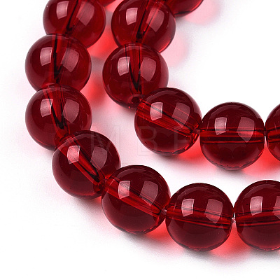 Transparent Glass Beads Strands X-GLAA-T032-T4mm-20-1