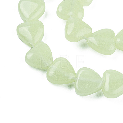 Synthetic Luminous Stone Beads Strands G-R190-10mm-32-1