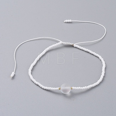 Nylon Thread Braided Bead Bracelets BJEW-JB04809-1
