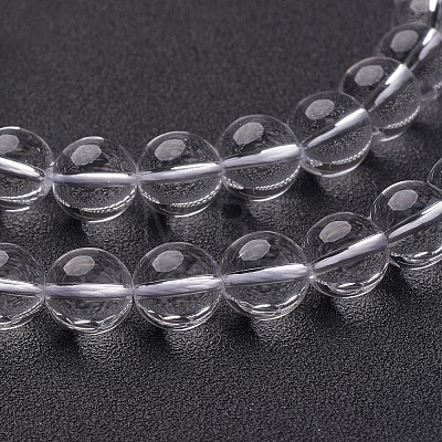 Synthetic Quartz Crystal Beads Strands X-GSR14mmA039-1-1