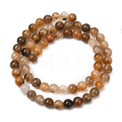 Natural Tiger Quartz Beads Strands GG-NH0013-A01-6mm-1