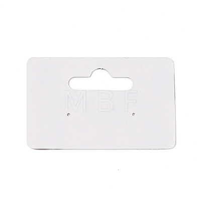 Rectangle Paper One Pair Earring Display Cards with Hanging Hole CDIS-C004-04D-1