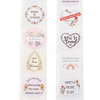 Positive Inspirational Word Paper Stickers DIY-A049-03B-1
