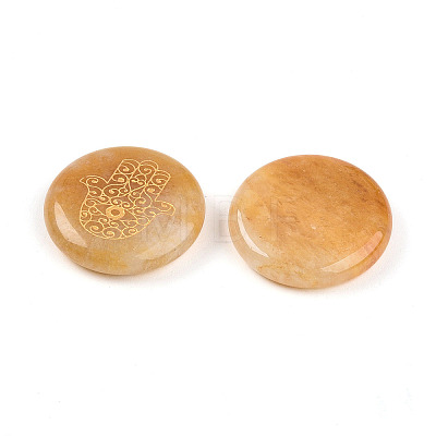 Natural Topaz Jade Cabochons G-N345-06E-1