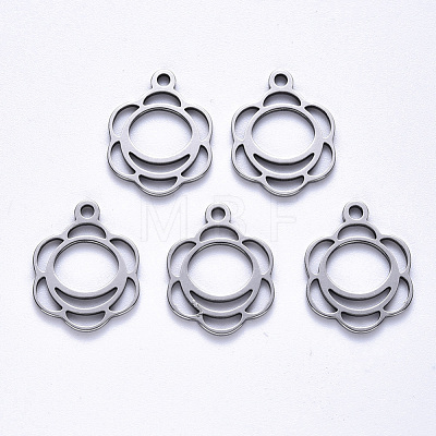 304 Stainless Steel Pendants STAS-S113-007A-1