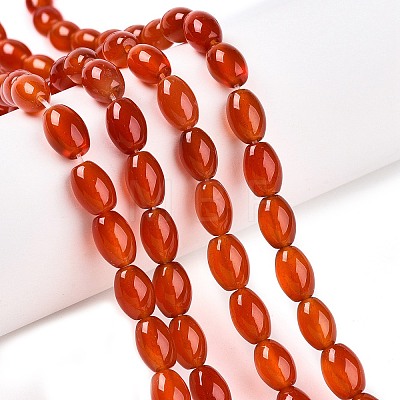 Dyed Natural Agate Beads Strands G-T141-15A-02-1