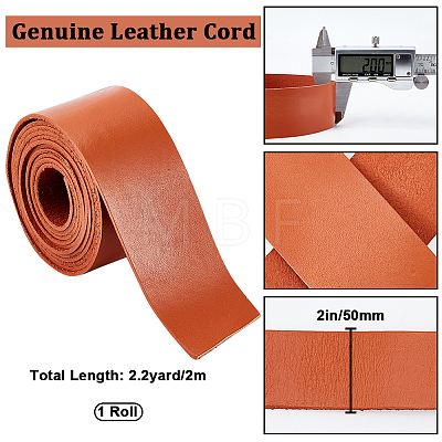 2M Flat Leather Cord LC-WH0007-07D-03-1