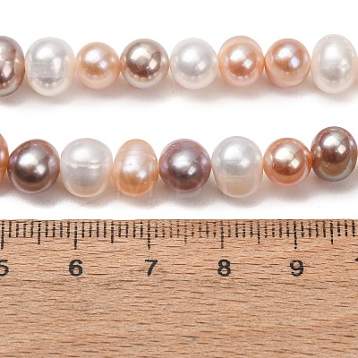 Natural Cultured Freshwater Pearl Beads Strands PA-CBABE82-14-1