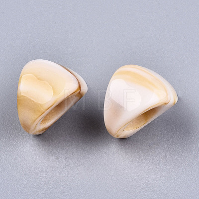 Opaque Resin Stud Earrings EJEW-T012-07-A01-1