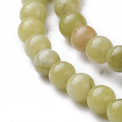 Natural Chinese Jade Beads Strands G-G735-38-4mm-1